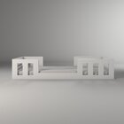 Cama Montessoriana Com Estrado Fixo Play Branco