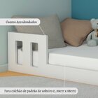 Cama Montessoriana Com Estrado Fixo Play Branco