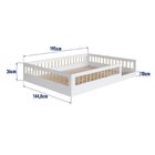 Cama Montessoriana De Casal Affetto Branco