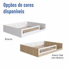 Cama Montessoriana De Casal Linha Affetto Branco