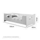 Cama Montessoriana Encanto Solteiro Branca Gabrielli