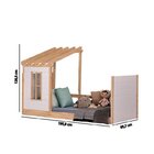 Cama Montessoriana Garden Com Telhado Pergolado Casatema Made