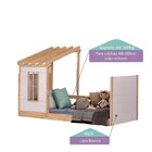 Cama Montessoriana Garden Com Telhado Pergolado Casatema Made
