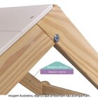 Cama Montessoriana Garden Com Telhado Plus E Grade De Proteçã
