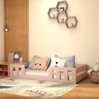 Cama Montessoriana Infantil 38x194cm Play Rosa