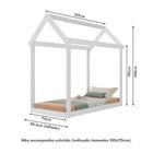 Cama Montessoriana Infantil Bambolê Para Colchão 150x70cm Mul