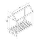 Cama Montessoriana Infantil Bambolê Para Colchão 150x70cm Mul