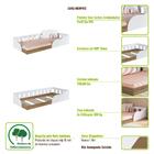 Cama Montessoriana Infantil Branca Mdp Memphis Quarto Art In