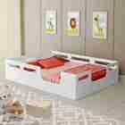 Cama Montessoriana Infantil Casal Lika Branca Mc Barreto