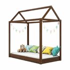 Cama Montessoriana Infantil Madeira Maciça Madri Espresso Móv