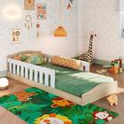 Cama Montessoriana Infantil Solteiro Proteção Lateral Encanto