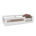 Cama Montessoriana Infantil Space Solteiro Com Rattan E Grade