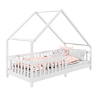 Cama Montessoriana Madeira Maciça Casa Com Estrado Cora - Bra