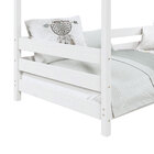 Cama Montessoriana Madeira Maciça Casa Com Estrado Fina - Bra