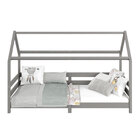 Cama Montessoriana Madeira Maciça Casa Com Estrado Fina - Cin