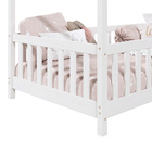 Cama Montessoriana Madeira Maciça Casa Com Estrado Lisan - Br