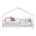 Cama Montessoriana Madeira Maciça Casa Com Estrado Lisan - Br