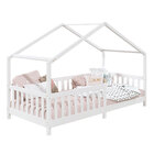 Cama Montessoriana Madeira Maciça Casa Com Estrado Lisan - Br