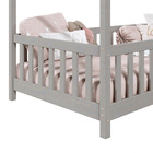 Cama Montessoriana Madeira Maciça Casa Com Estrado Lisan - Ci