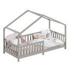 Cama Montessoriana Madeira Maciça Casa Com Estrado Lisan - Ci