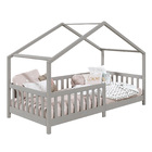 Cama Montessoriana Madeira Maciça Casa Com Estrado Lisan - Ci