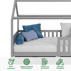 Cama Montessoriana Madeira Maciça Casa Com Estrado Nuna - Cin