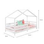 Cama Montessoriana Madeira Maciça Casa Com Estrado Rena - Bra