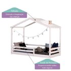 Cama Montessoriana Prime Com Telhado Claraboia Casatema Madei