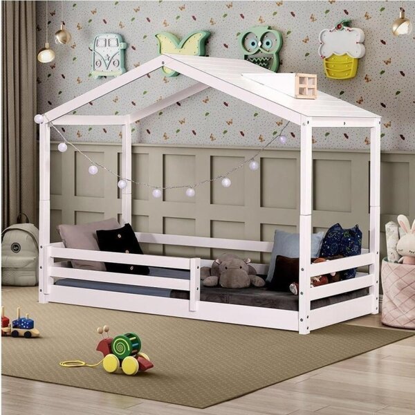 Cama Montessoriana Prime Com Telhado Claraboia Casatema Madei