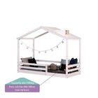 Cama Montessoriana Prime Com Telhado Claraboia Casatema Madei