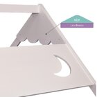 Cama Montessoriana Prime Com Telhado Inclinado Lua E Janela C