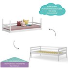 Cama Montessoriana Prime Com Telhado Inclinado Lua E Janela C