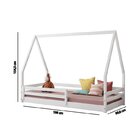 Cama Montessoriana Prime Com Telhado Vi E Grade Iv Casatema M