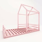 Cama Montessoriana Solteiro Meia Casinha  Limonada Rosa