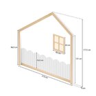 Cama Montessoriana Wave Casal E Moldura Com Led Casatema Made