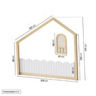 Cama Montessoriana Wave Casal E Moldura Com Led New Garden Ca