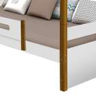 Cama Montessoriano Infantil Sara Branca E Mel