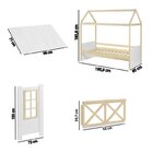 Cama Montessoriano Reversível Completa Casinha Garden Casatem