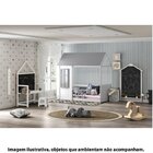 Cama Montessoriano Reversível Telhado Completo Casinha Garden