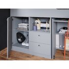 Cama Multifunção 1 Porta 2 Gavetas Com Escrivaninha E Escada