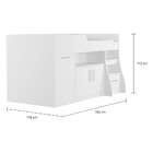 Cama Multifunção Viviane Branca