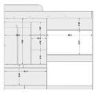 Cama Multifuncional Alagoas Com Roupeiro Escrivaninha E Cadei