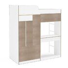 Cama Multifuncional Com Roupeiro E Escrivaninha Logan Politor