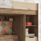 Cama Multifuncional Conect Com Escrivaninha Atacama/capuccino