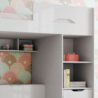 Cama Multifuncional Conect Com Escrivaninha Branco