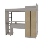 Cama Multifuncional Infantil Com Roupeiro E Mesa Gamer Rebel