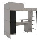 Cama Multifuncional Infantil Com Roupeiro E Mesa Gamer Rebel