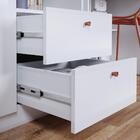 Cama Multifuncional Solteiro 100% Mdf 2 Gavetas 1 Porta 4 Nic