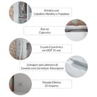 Cama Multifuncional Solteiro Conect 3 Gavetas Santos Andirá 2