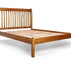 Cama Napoli King Madeira Maciça Mogno Mel